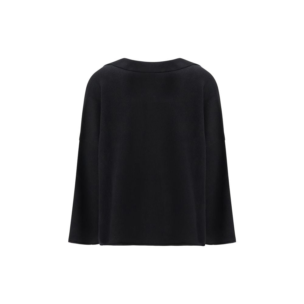 Alanui Black Cashmere Sweatshirt | Regal Royce