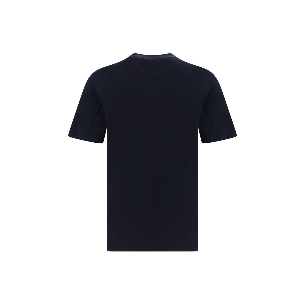 Brunello Cucinelli Blue Cotton T-Shirt | Regal Royce
