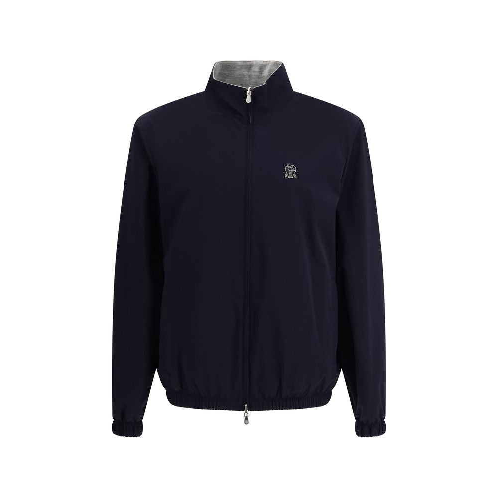 Brunello Cucinelli Blue Polyamide Shell Jacket | Regal Royce