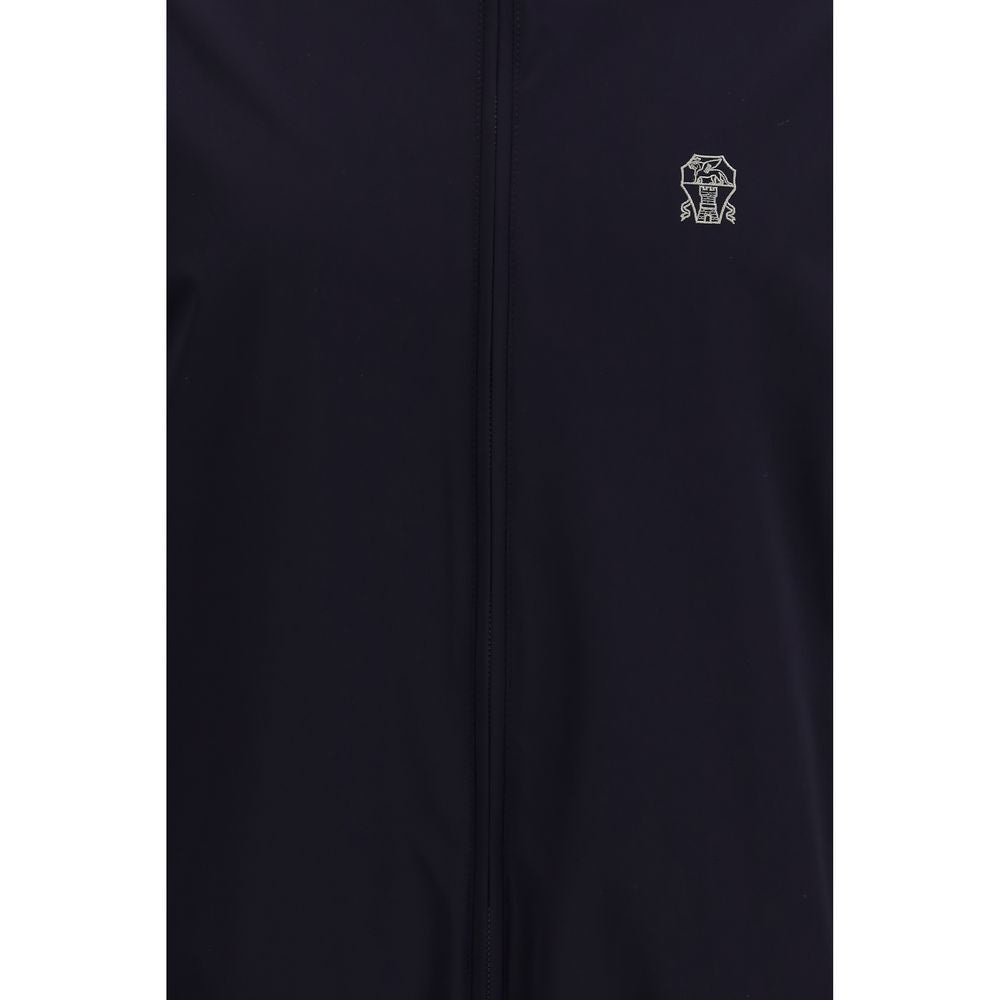 Brunello Cucinelli Blue Polyamide Shell Jacket | Regal Royce