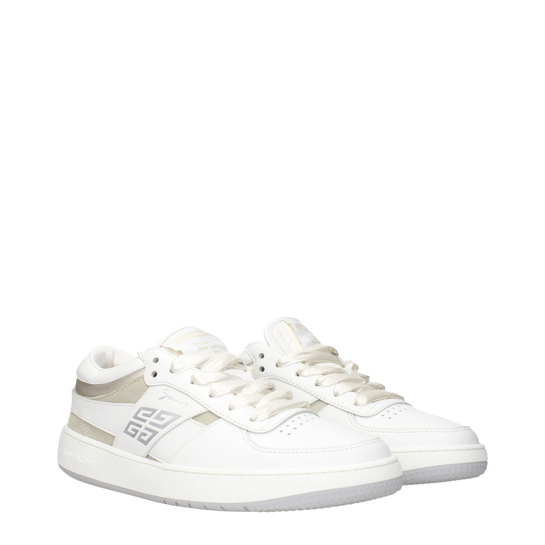 Givenchy White Leather Low Top Sneakers | Regal Royce