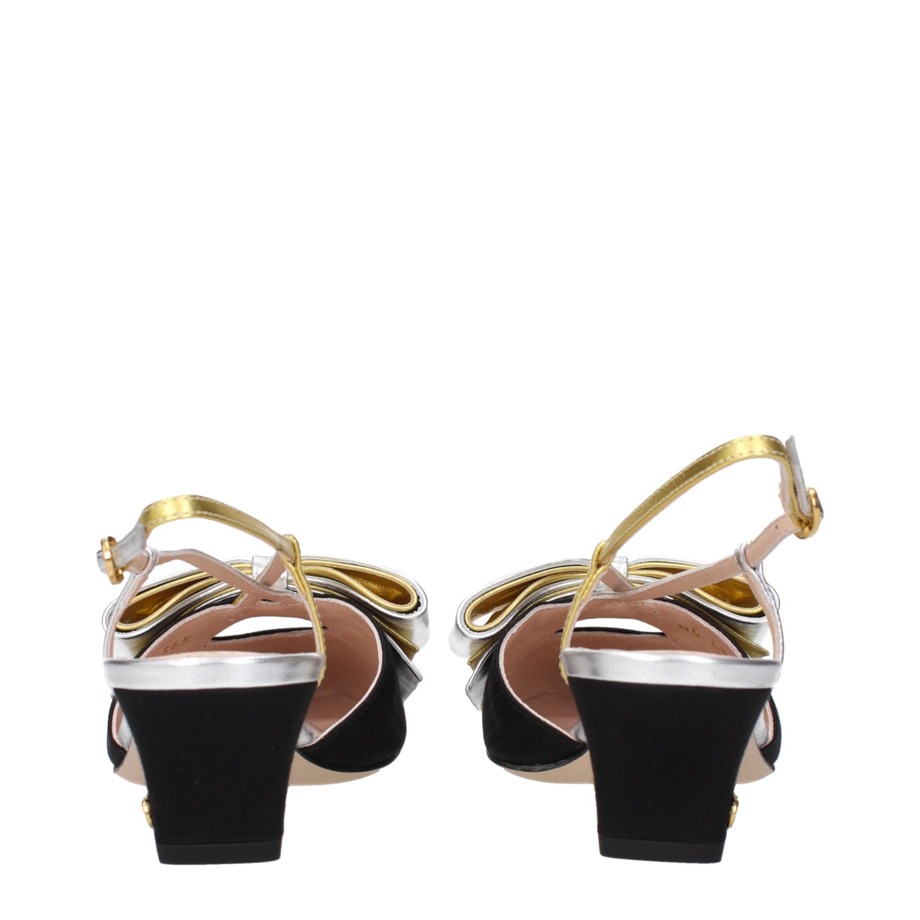 Valentino Garavani Black Fabric Mid Heel Pumps | Regal Royce