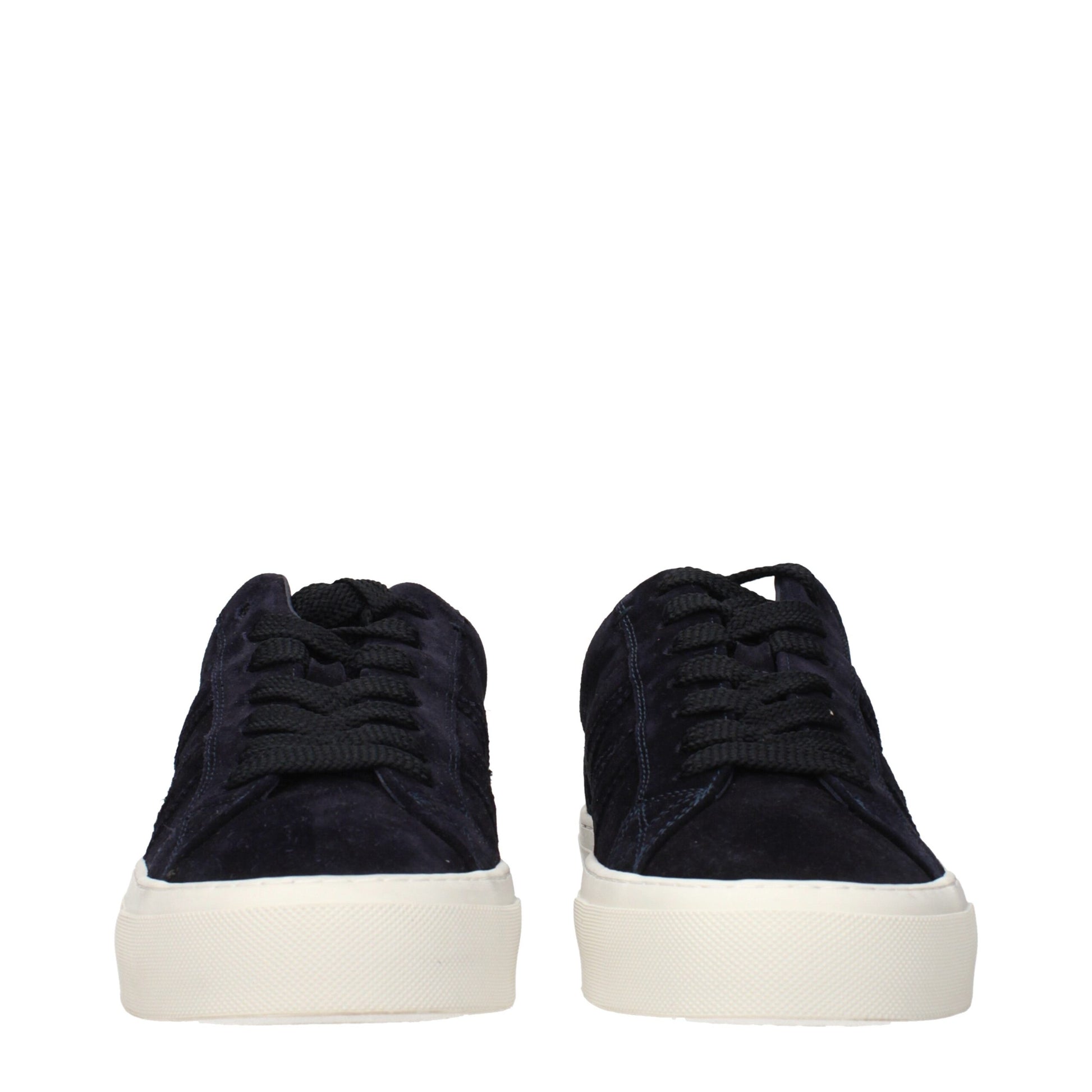 Moncler Blue Leather Low Top Sneakers | Regal Royce