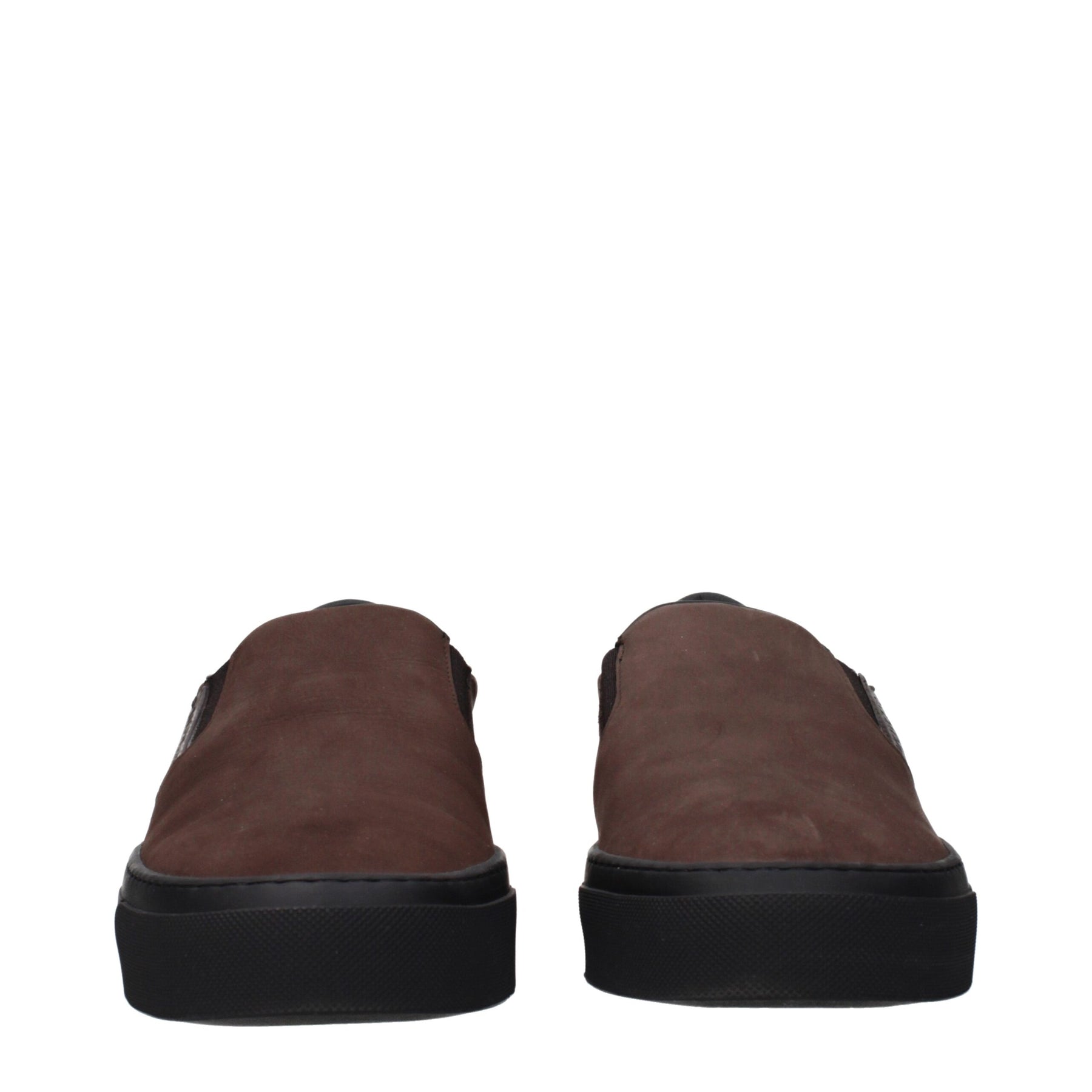 Moncler Brown Leather Slip-On Loafers | Regal Royce
