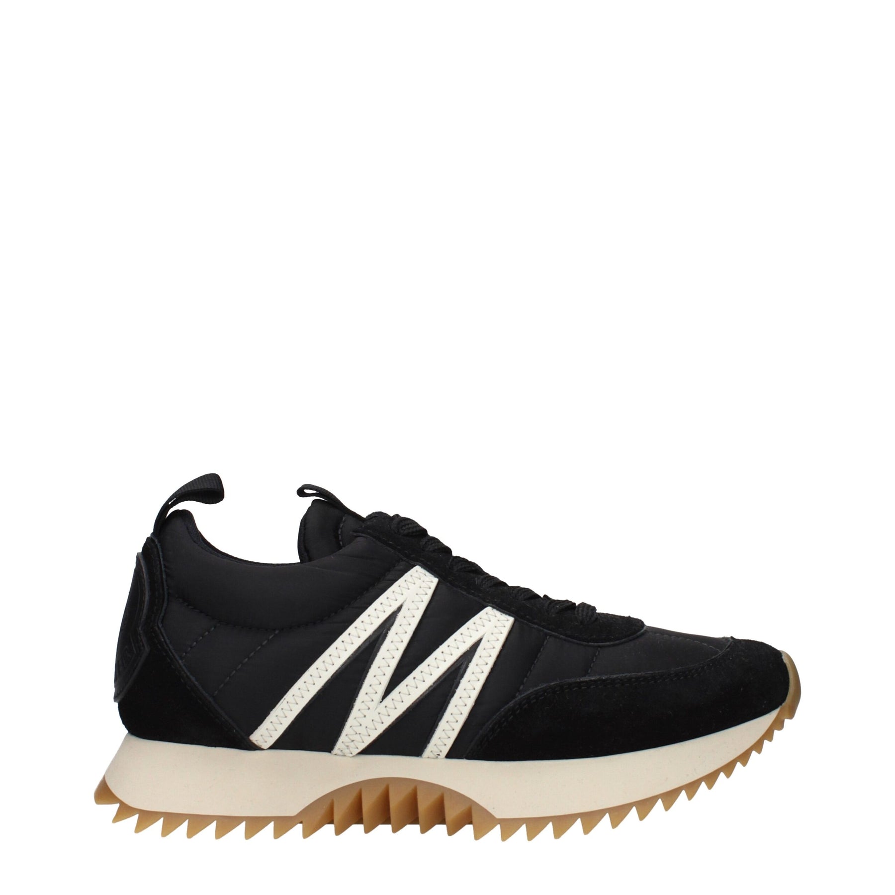 Moncler Black Fabric Low Top Sneakers | Regal Royce