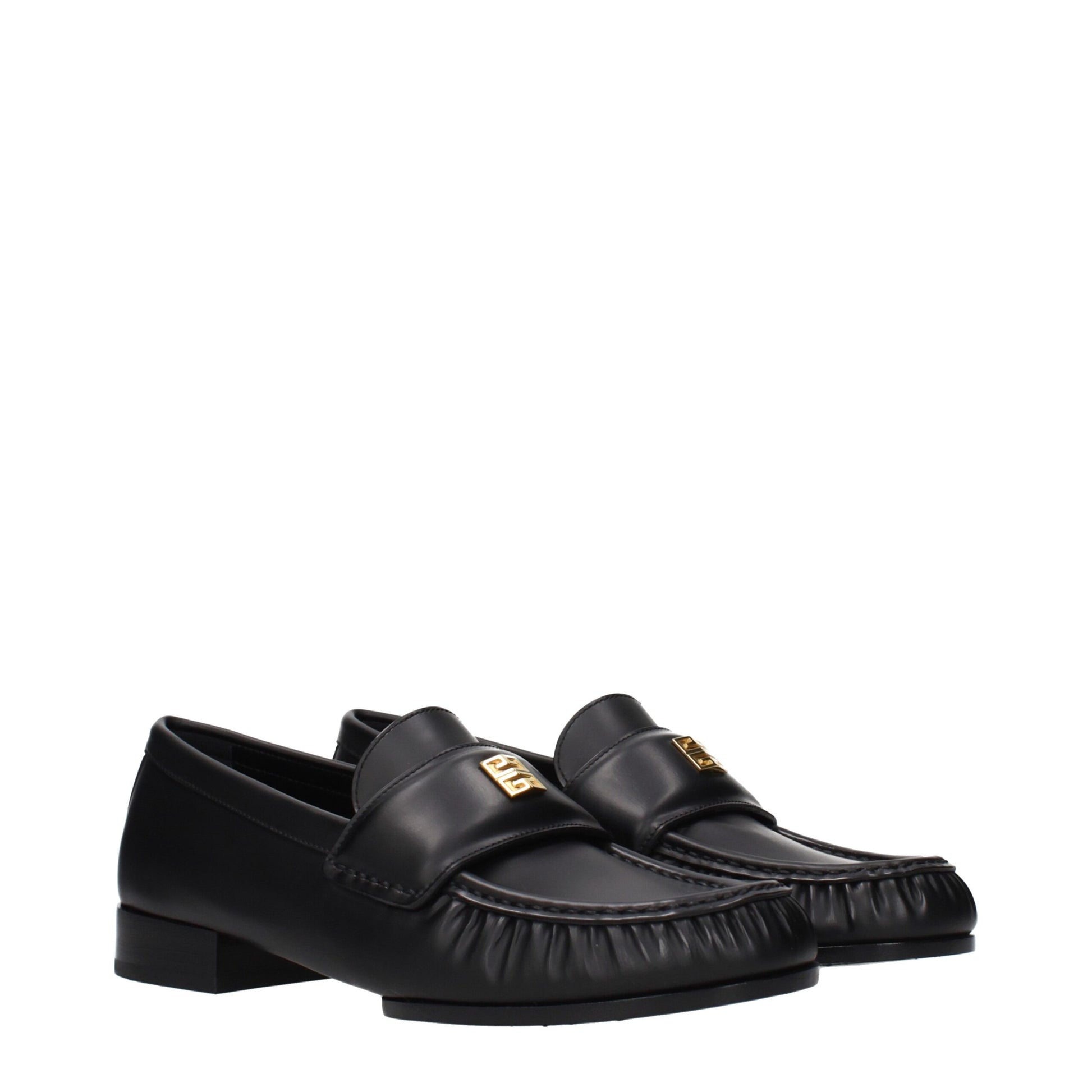 Givenchy Black Leather Slip-On Loafers | Regal Royce