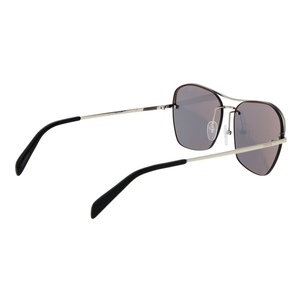 Emilio Pucci Silver Metal Sunglasses | Regal Royce