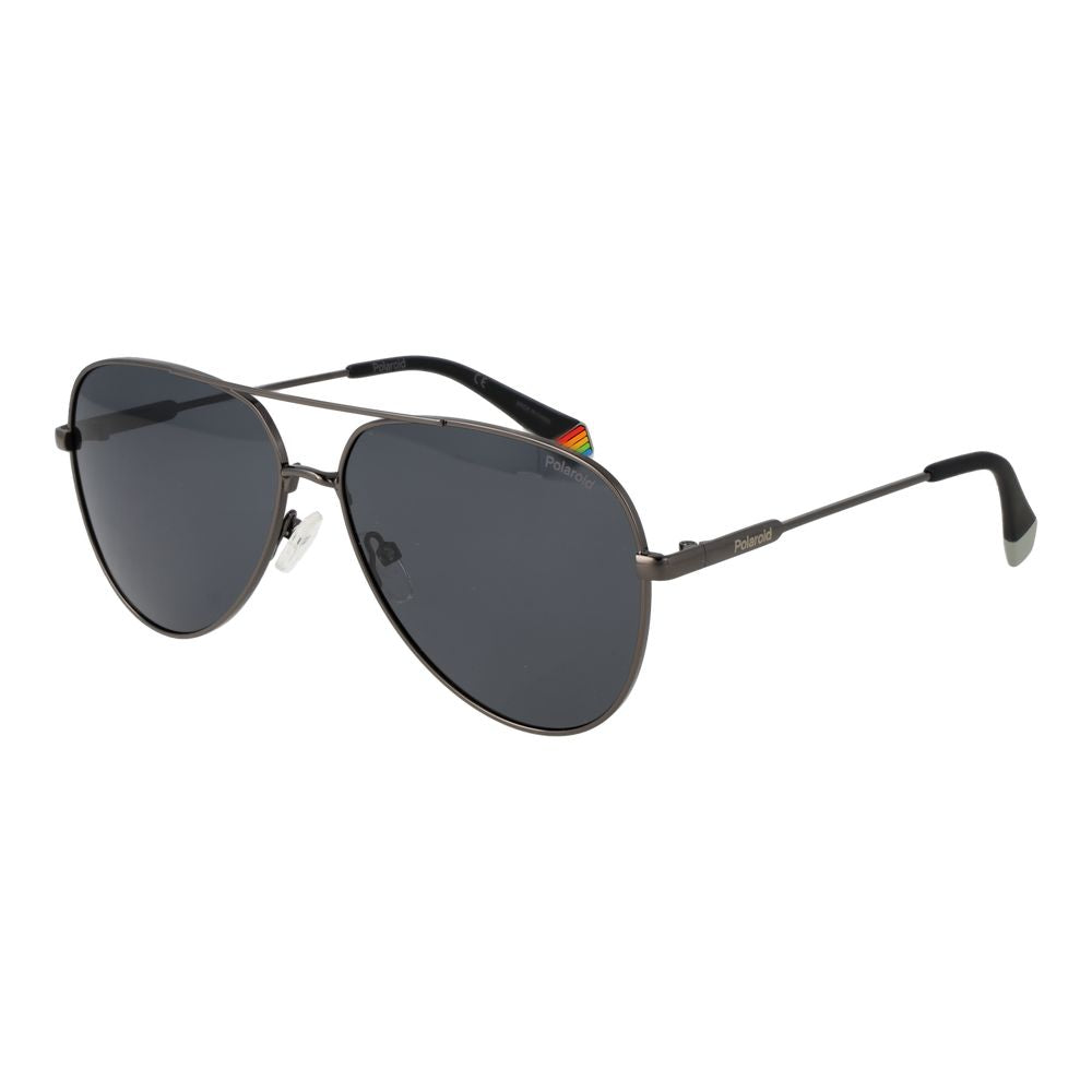 Polaroid Gray Metal Sunglasses | Regal Royce