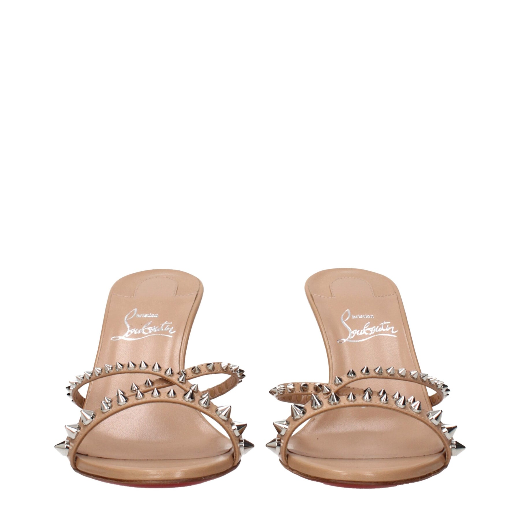 Christian Louboutin Pink Leather Stiletto Heel Sandals | Regal Royce