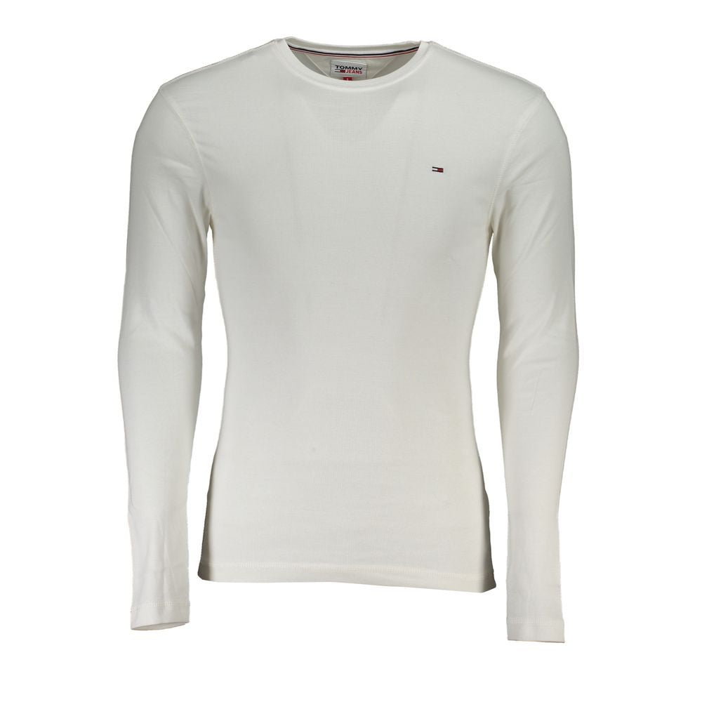 Tommy Hilfiger White Cotton Men T-Shirt | Regal Royce