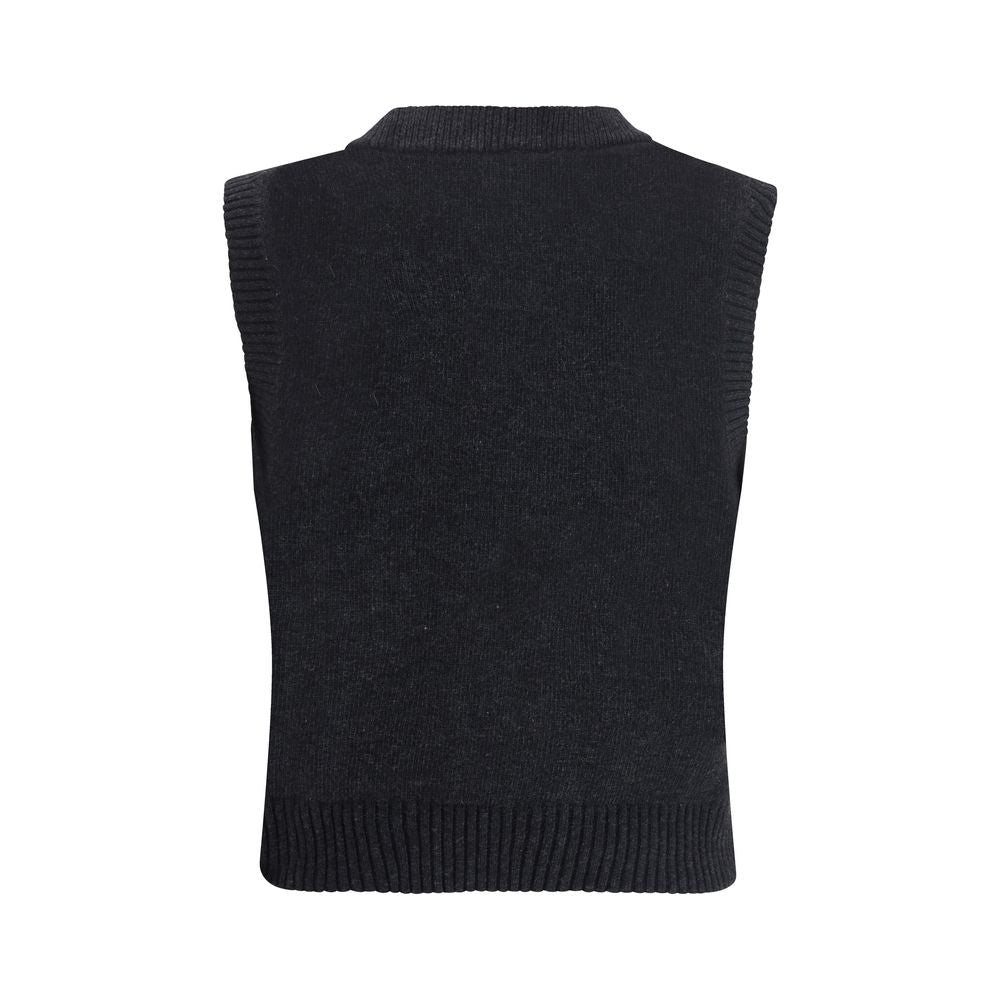 Ganni Black Wool Sweatshirt | Regal Royce