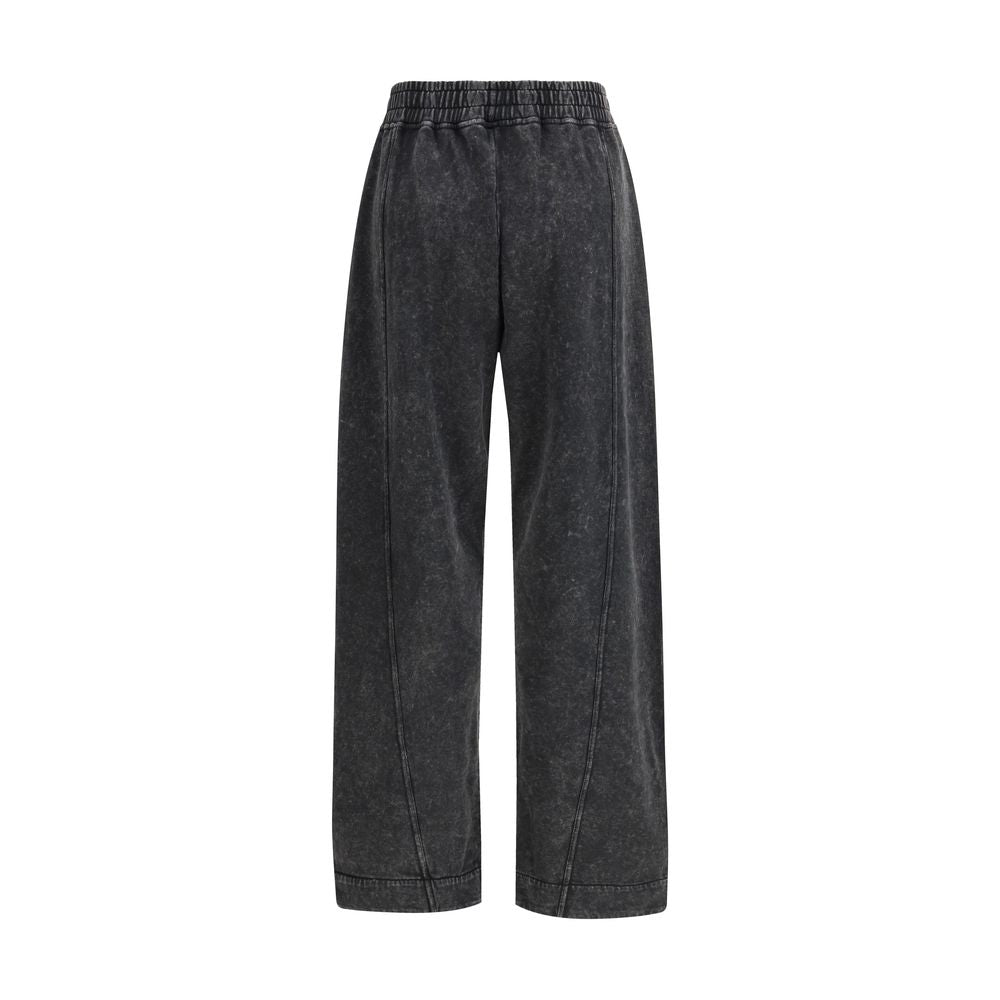 Ganni Black Cotton Casual Pants | Regal Royce