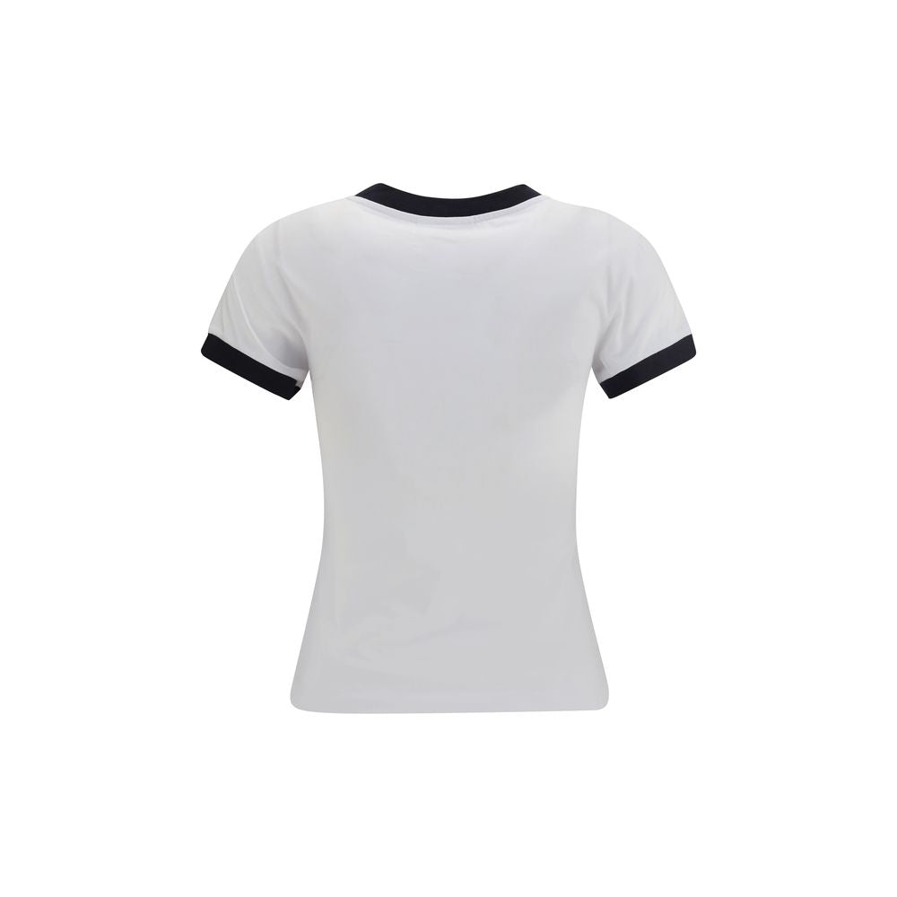 Ganni White Cotton T-Shirt | Regal Royce