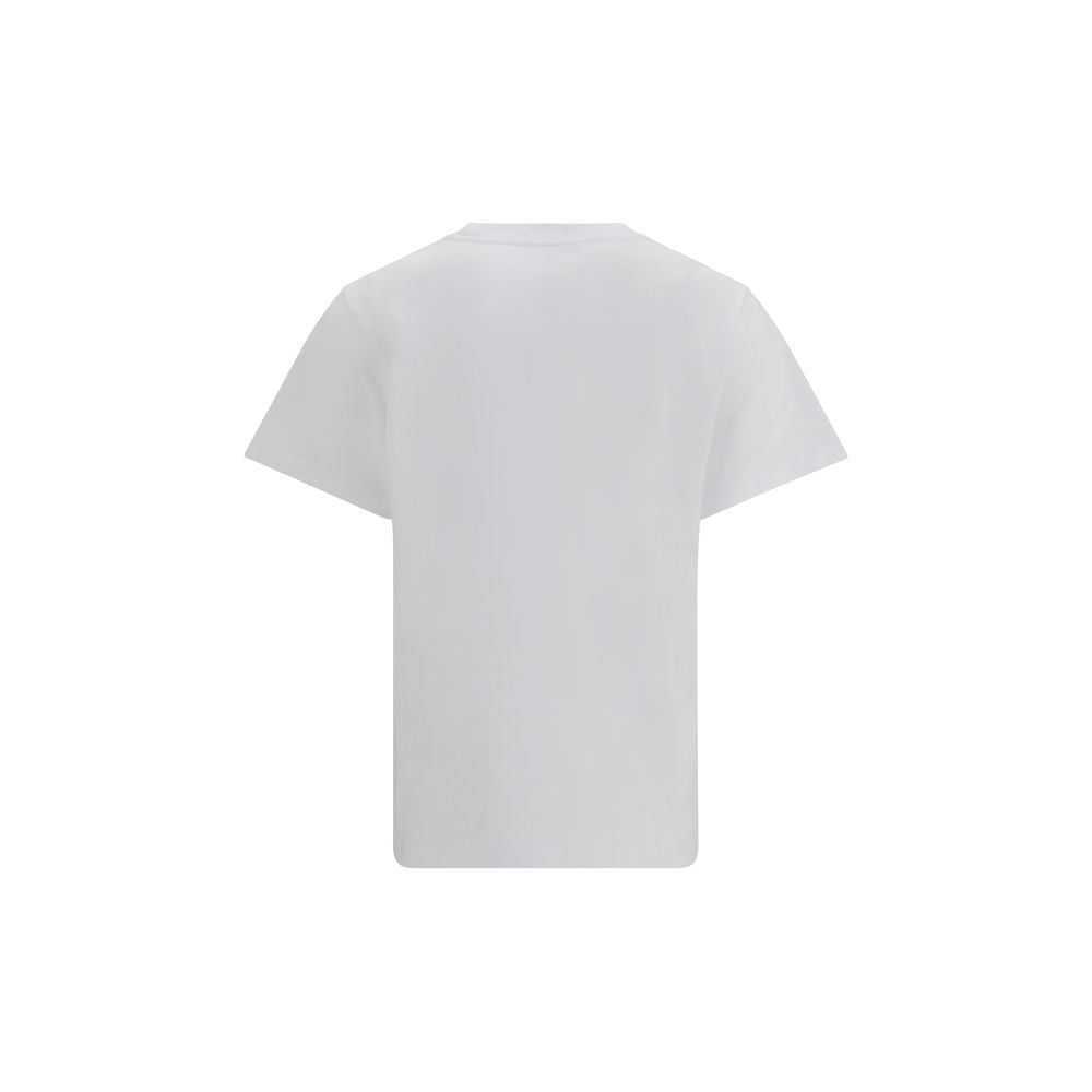 Ganni White Cotton T-Shirt | Regal Royce