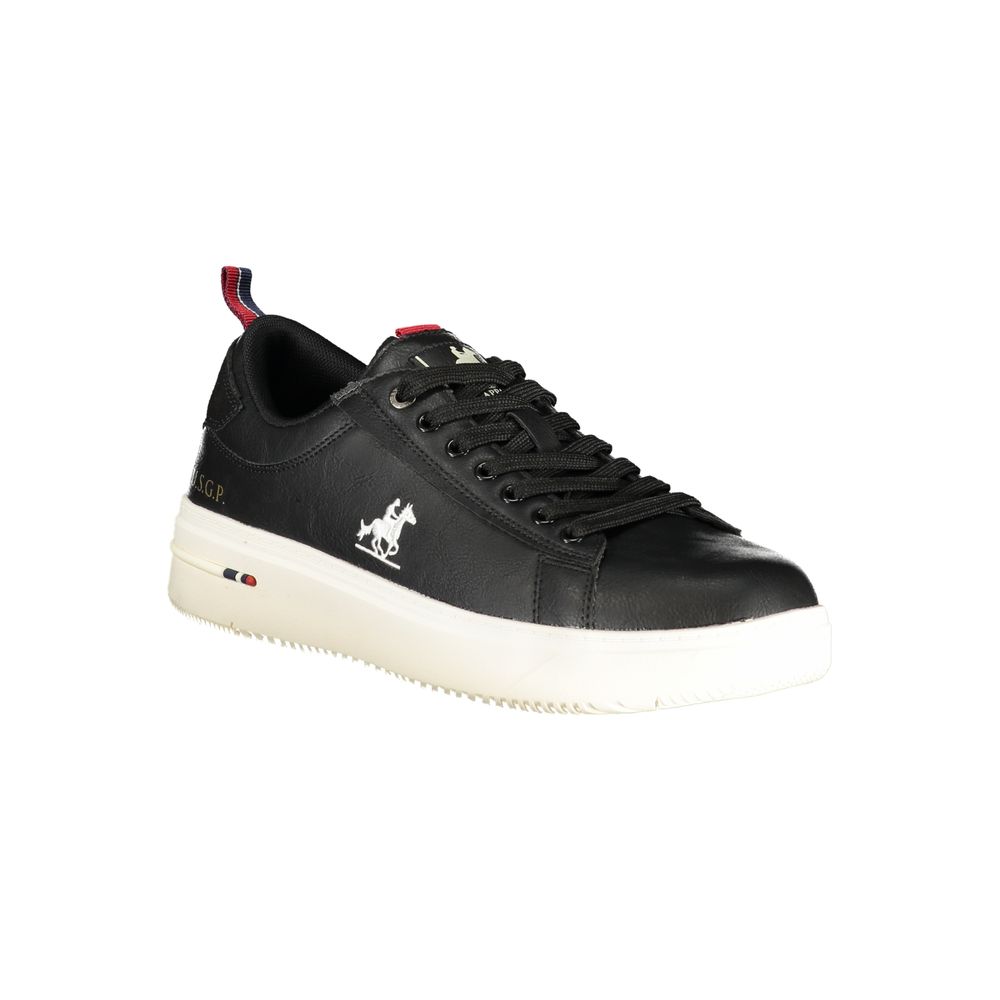 U.S. Grand Polo Black Polyester Men Sneaker