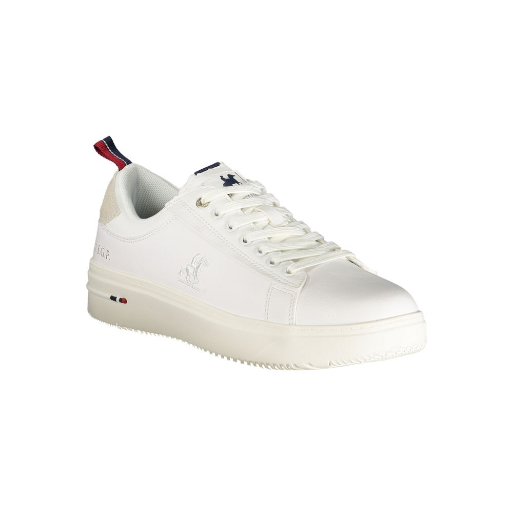 U.S. Grand Polo White Polyurethane Men Sneaker