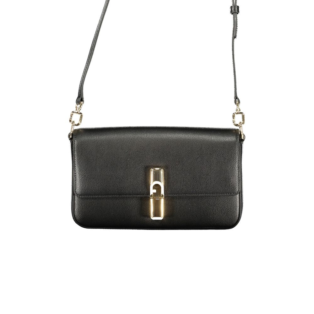 Furla Nero Leather Women Handbag | Regal Royce