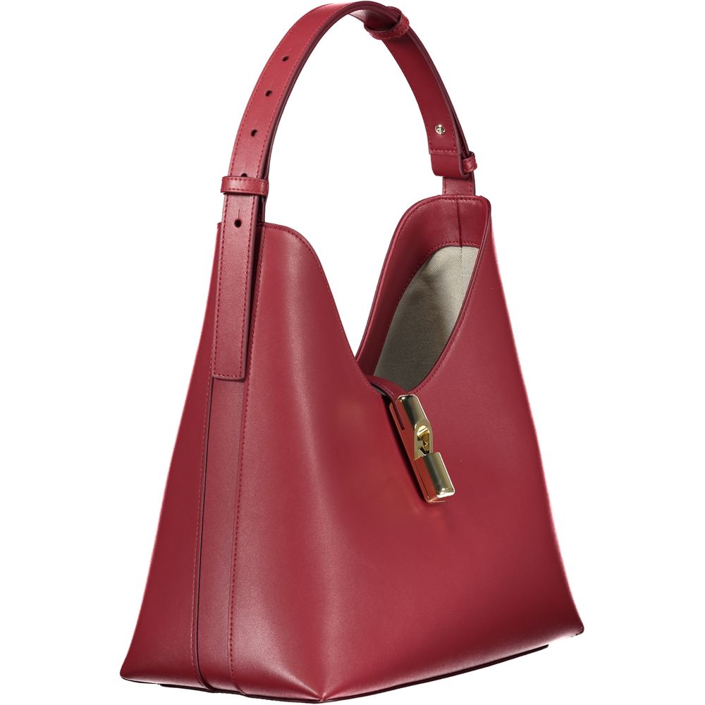 Furla Rosso Pelle Women Handbag | Regal Royce