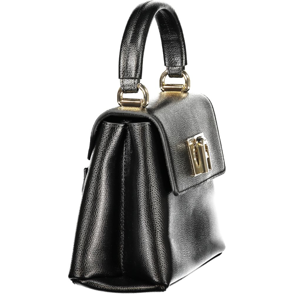 Furla Nero Leather Women Handbag | Regal Royce