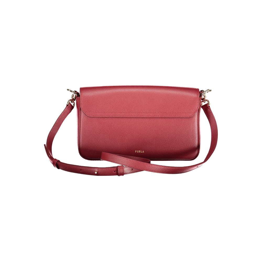 Furla Rosso Leather Women Handbag | Regal Royce