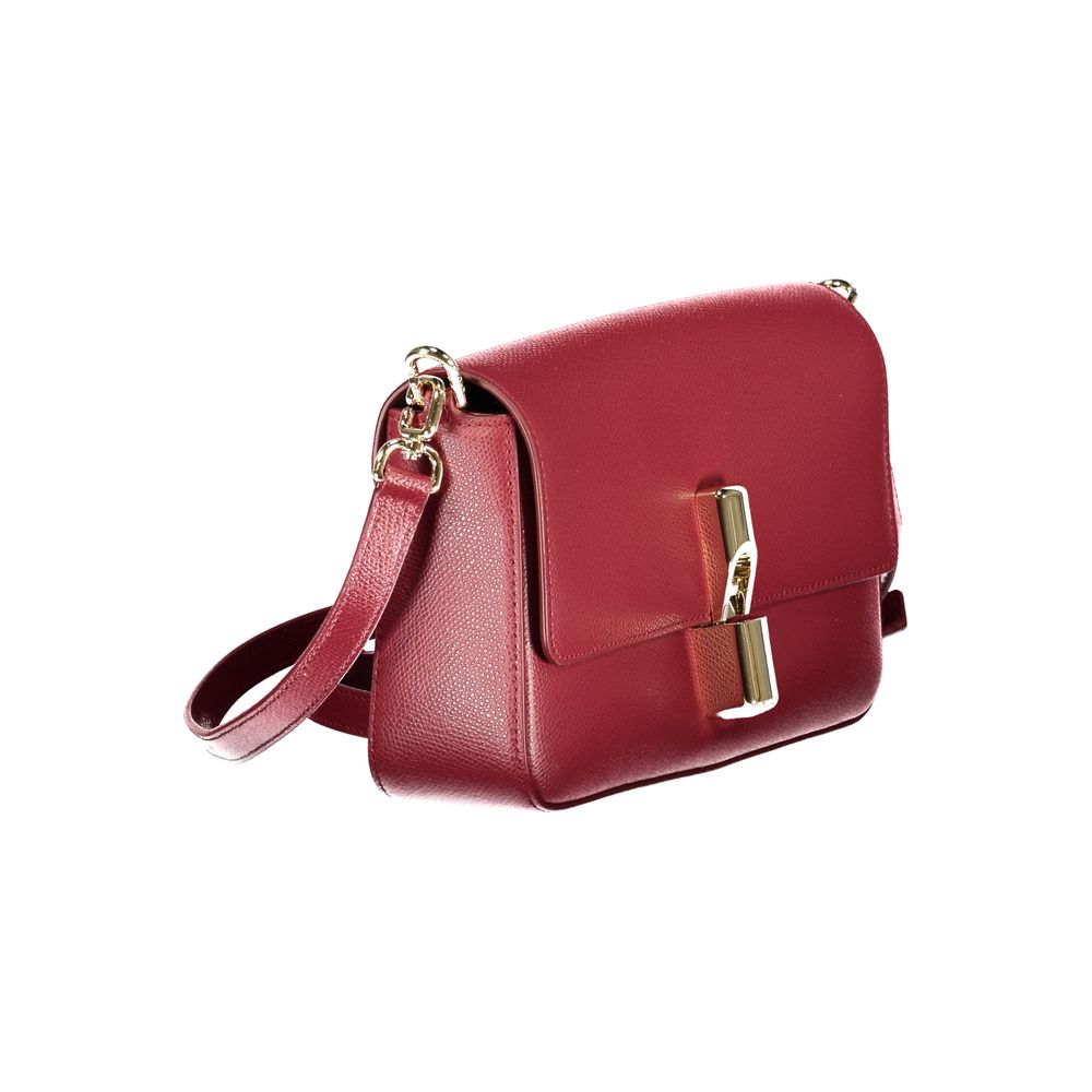 Furla Rosso Leather Women Handbag | Regal Royce