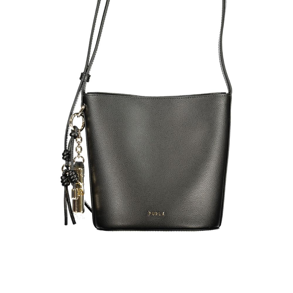 Furla Nero Leather Women Bucket Bag | Regal Royce