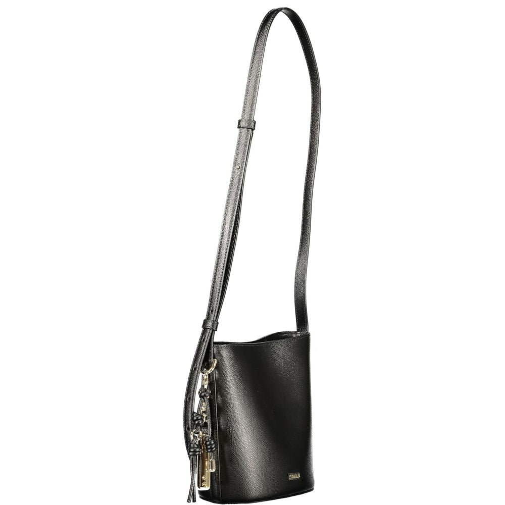 Furla Nero Leather Women Bucket Bag | Regal Royce