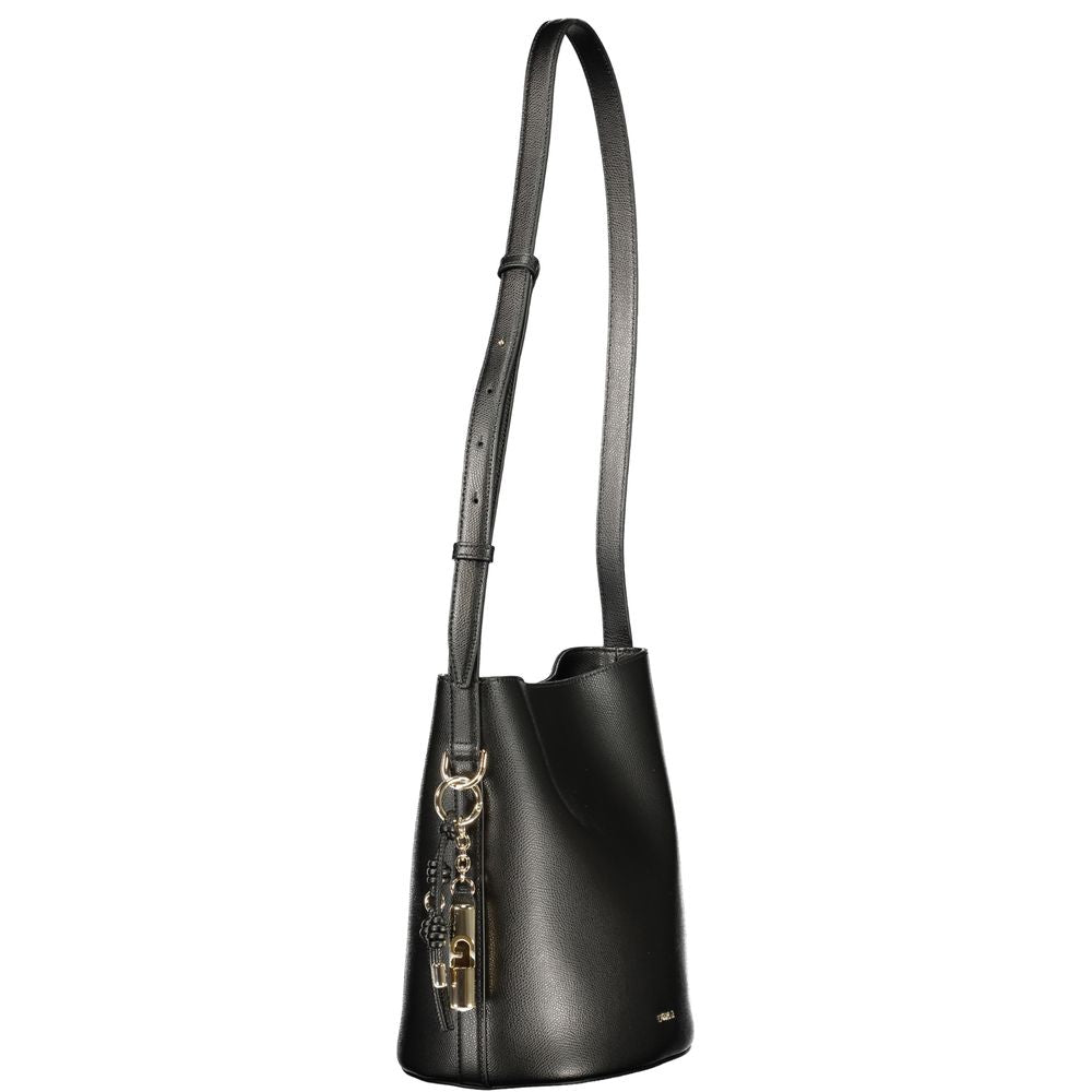Furla Black Leather Women Handbag | Regal Royce