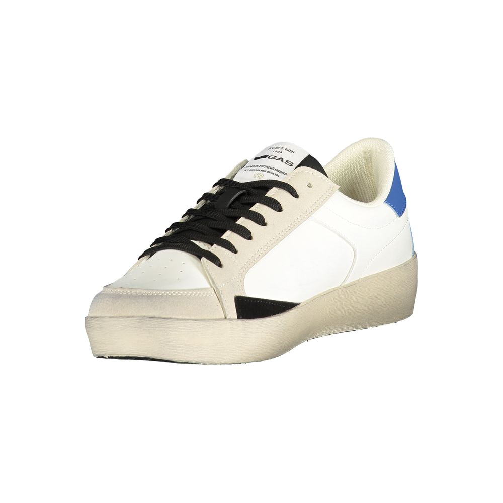 Gas White Polyurethane Men Sneaker | Regal Royce