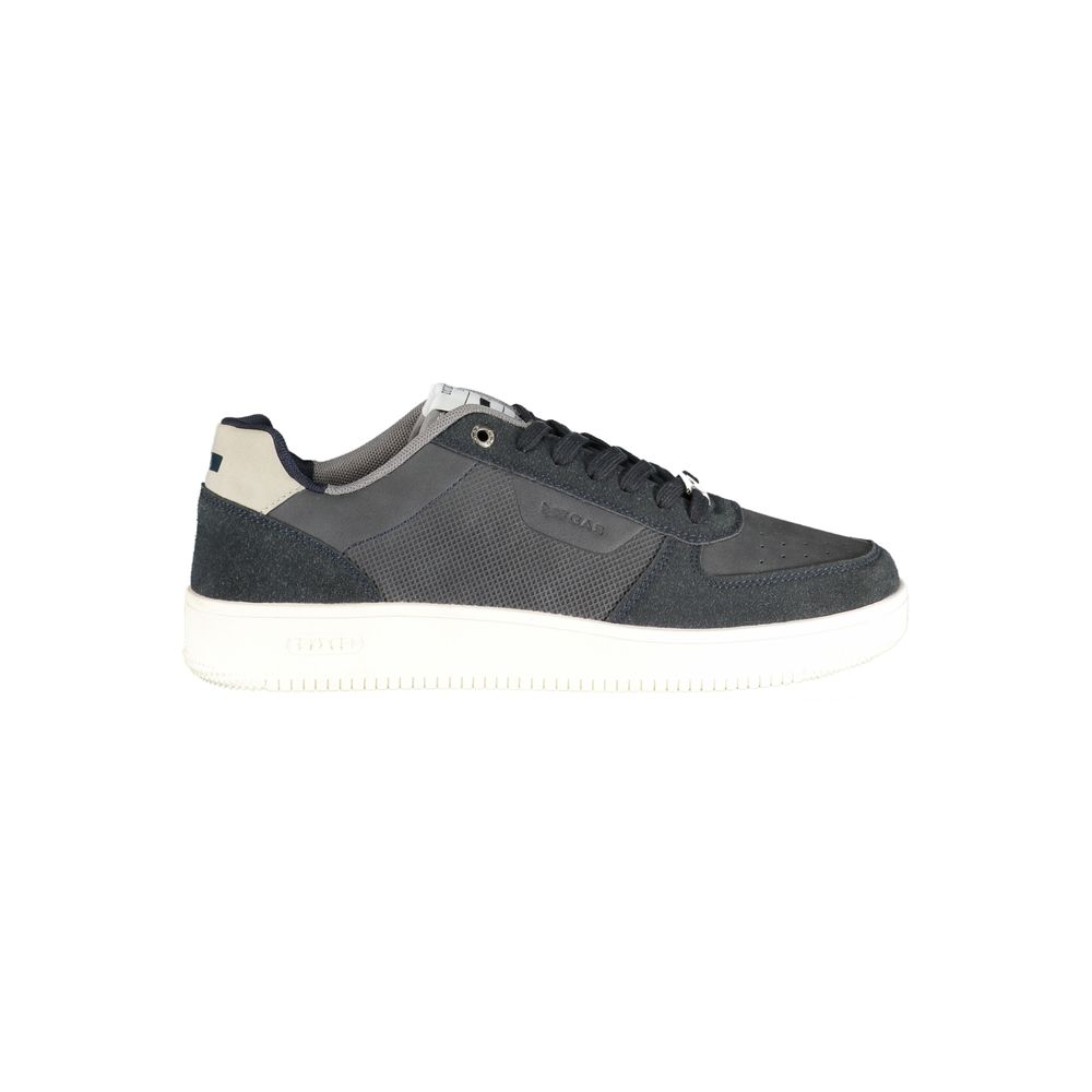 Gas Blu Polyurethane Men Sneaker | Regal Royce