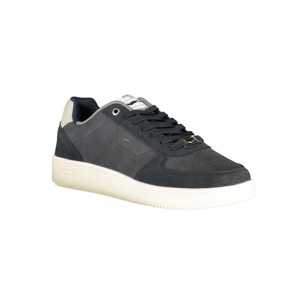 Gas Blu Polyurethane Men Sneaker | Regal Royce