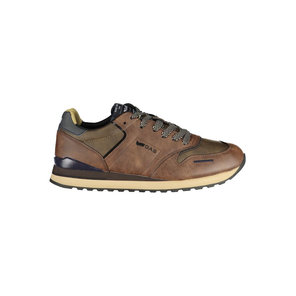 Gas Marrone Poliuretano Men Sneaker | Regal Royce
