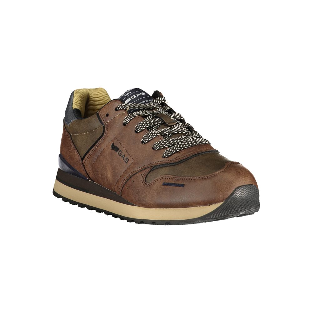 Gas Marrone Poliuretano Men Sneaker | Regal Royce