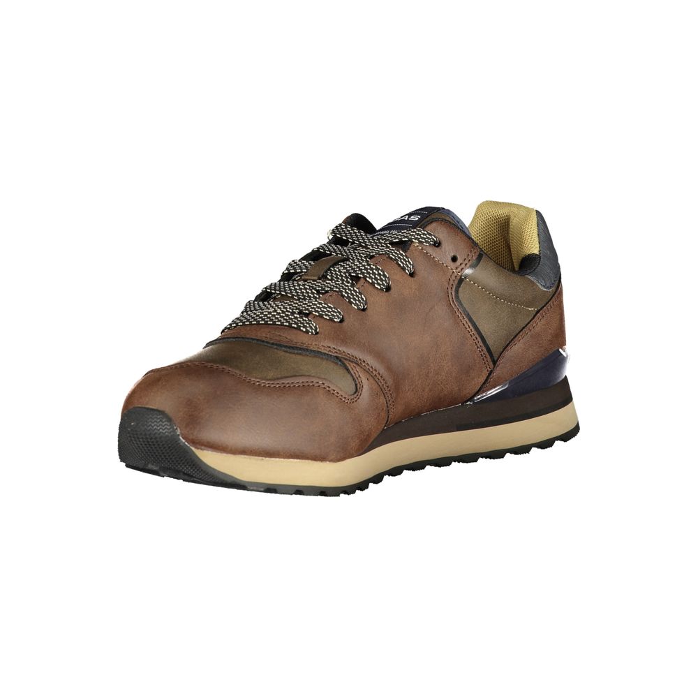 Gas Marrone Poliuretano Men Sneaker | Regal Royce