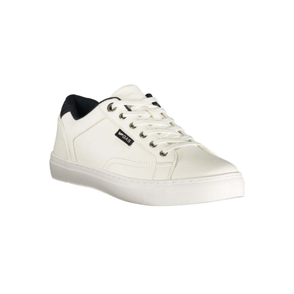 Gas Bianco Polyurethane Men Sneaker | Regal Royce