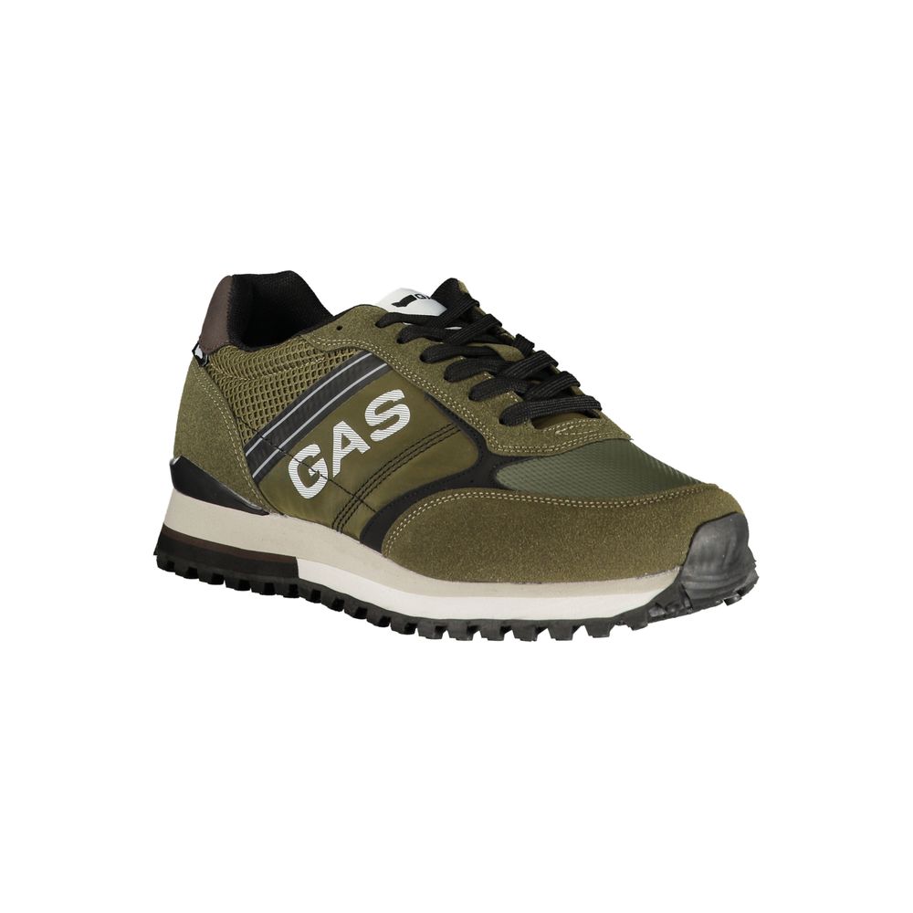 Gas Verde Poliuretano Mens Sneaker