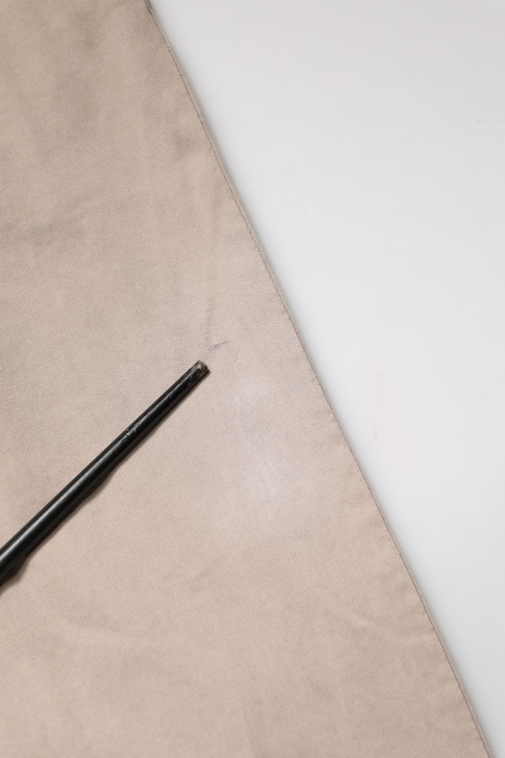 U.S. POLO ASSN. Beige Cotton Stretch Straight Mid Waist Trouser Pants | Regal Royce