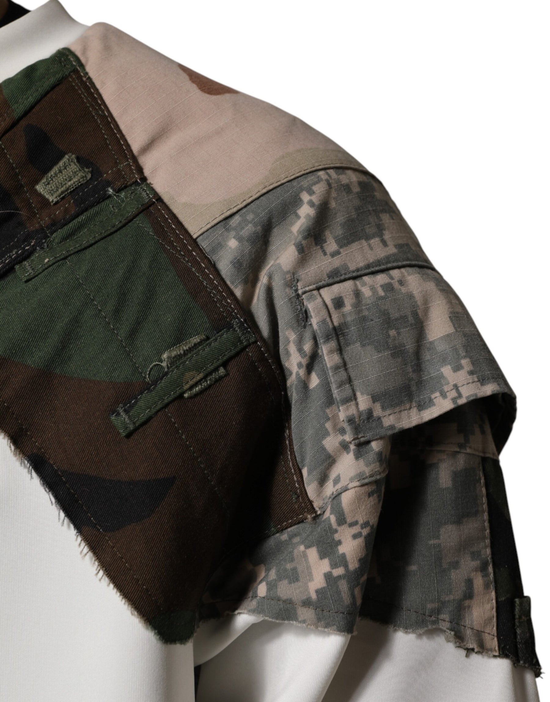 Dolce & Gabbana Multicolor Camouflage Sweatshirt Sweater | Regal Royce