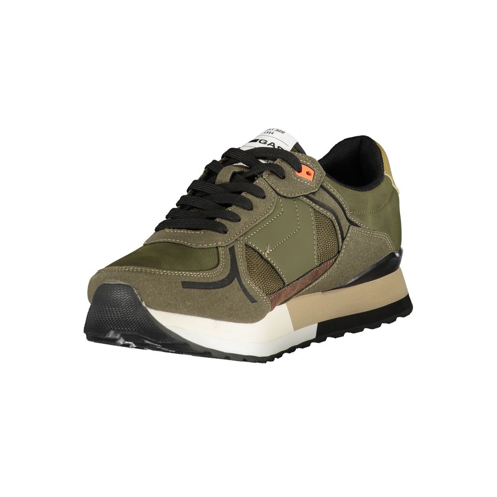 Gas Verde Poliestere Men Sneaker | Regal Royce