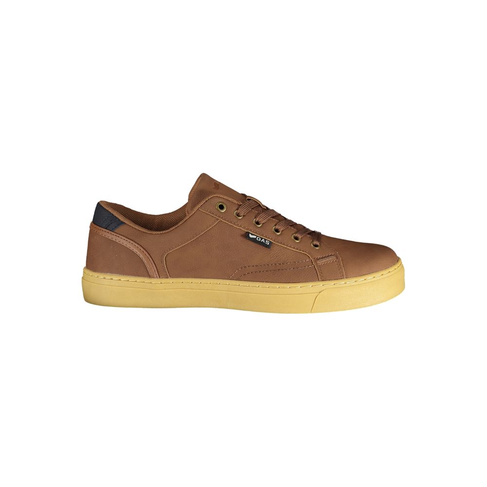 Gas Marrone Polyurethane Men Sneaker | Regal Royce