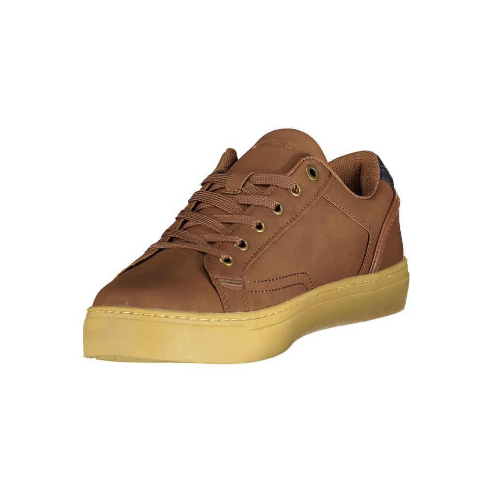 Gas Marrone Polyurethane Men Sneaker | Regal Royce