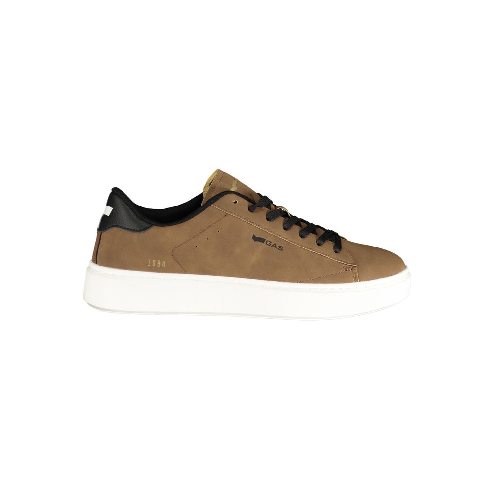 Gas Marrone Polyurethane Men Sneaker | Regal Royce