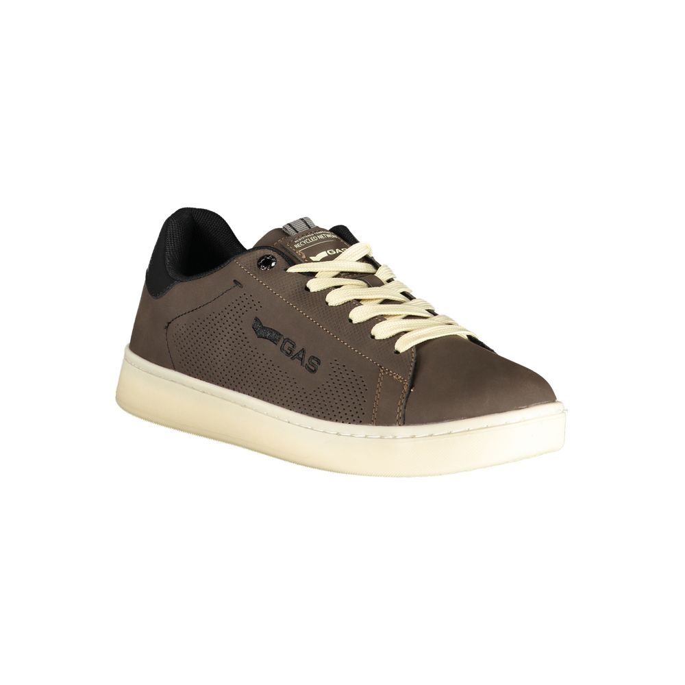 Gas Marrone Polyurethane Men Sneaker | Regal Royce