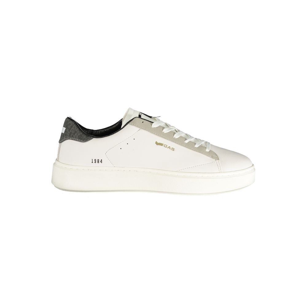 Gas Bianco Polyurethane Men Sneaker | Regal Royce