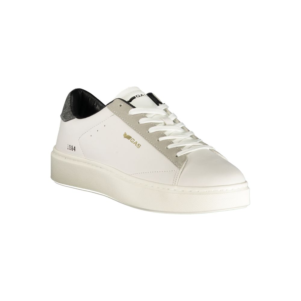 Gas Bianco Polyurethane Men Sneaker | Regal Royce