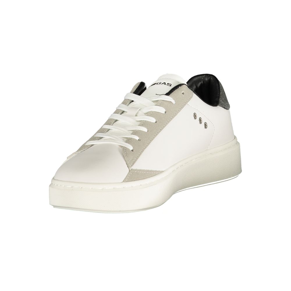 Gas Bianco Polyurethane Men Sneaker | Regal Royce