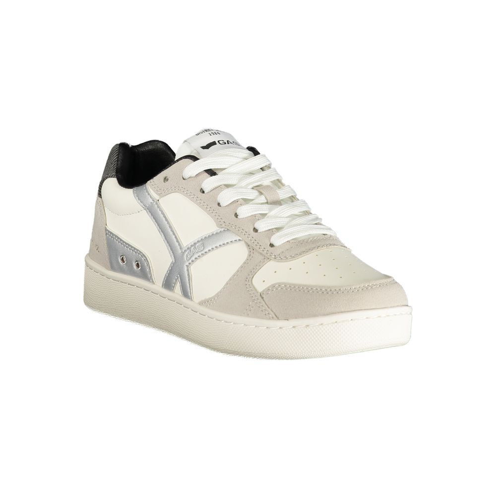 Gas White Polyurethane Women Sneaker | Regal Royce