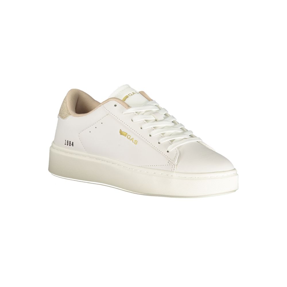 Gas Bianco Polyurethane Women Sneaker | Regal Royce