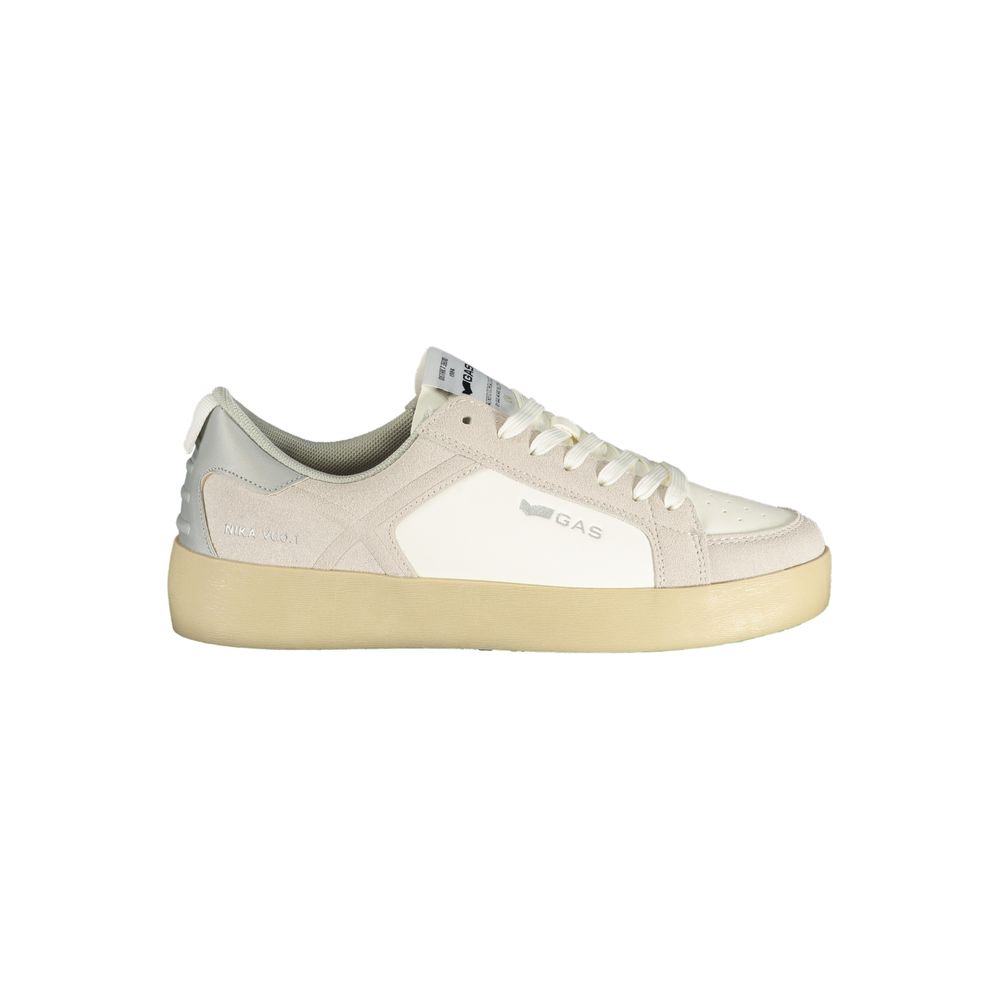 Gas White Polyurethane Women Sneaker | Regal Royce