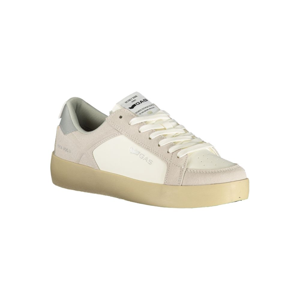 Gas White Polyurethane Women Sneaker | Regal Royce